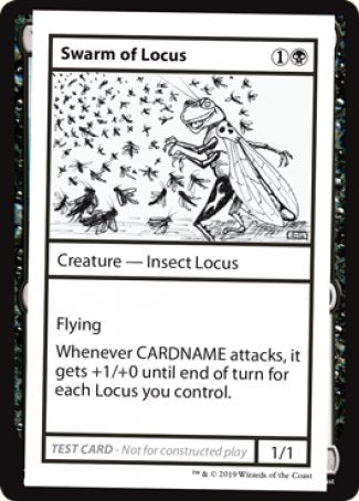 Swarm of Locus (2021 Edition) [Mystery Booster Playtest Cards] | Silver Goblin