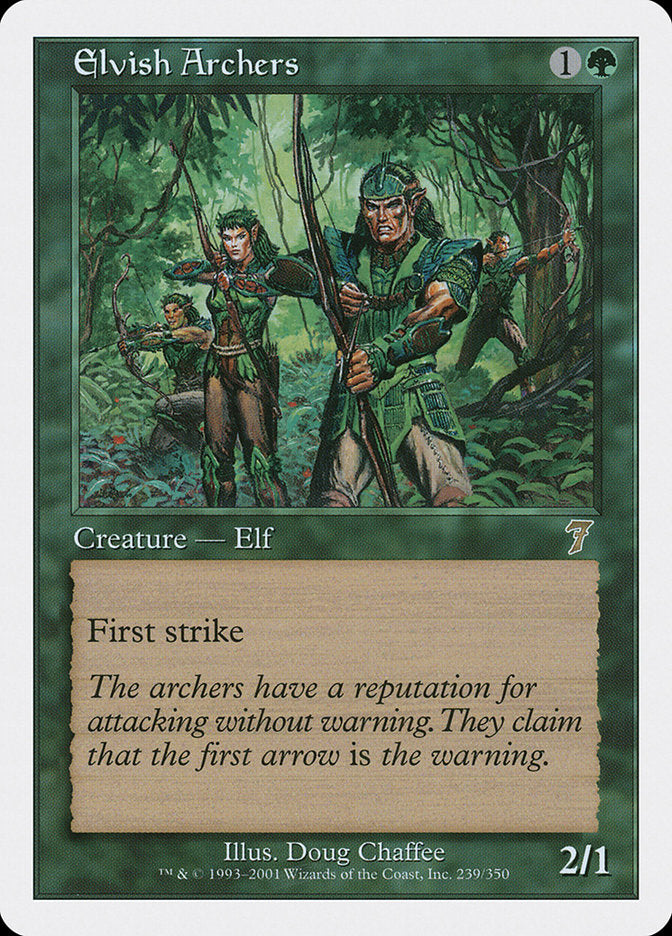 Elvish Archers [Seventh Edition] | Silver Goblin
