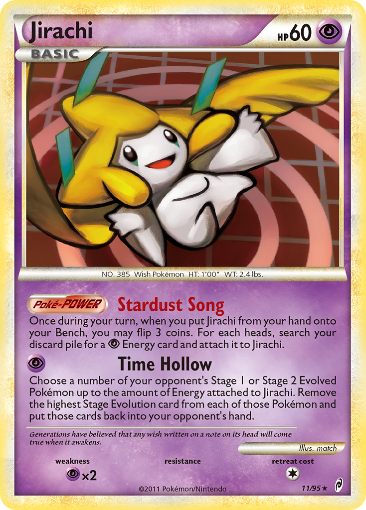 Jirachi (11/95) [HeartGold & SoulSilver: Call of Legends] | Silver Goblin