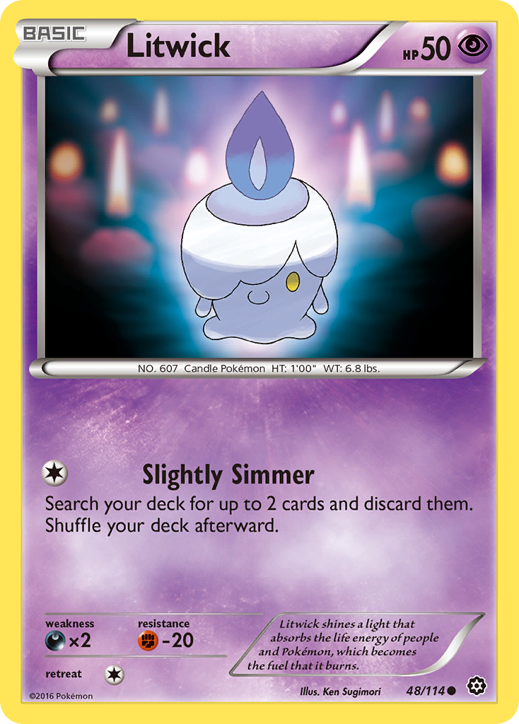 Litwick (48/114) [XY: Steam Siege] | Silver Goblin