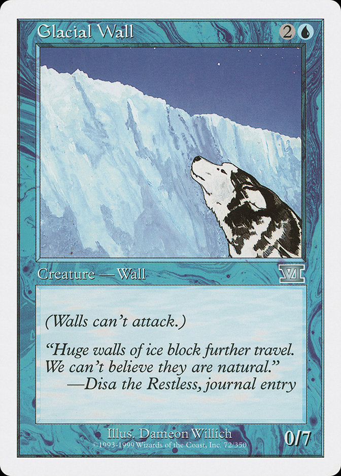 Glacial Wall [Classic Sixth Edition] | Silver Goblin