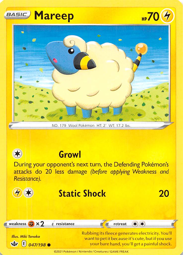 Mareep (047/198) [Sword & Shield: Chilling Reign] | Silver Goblin