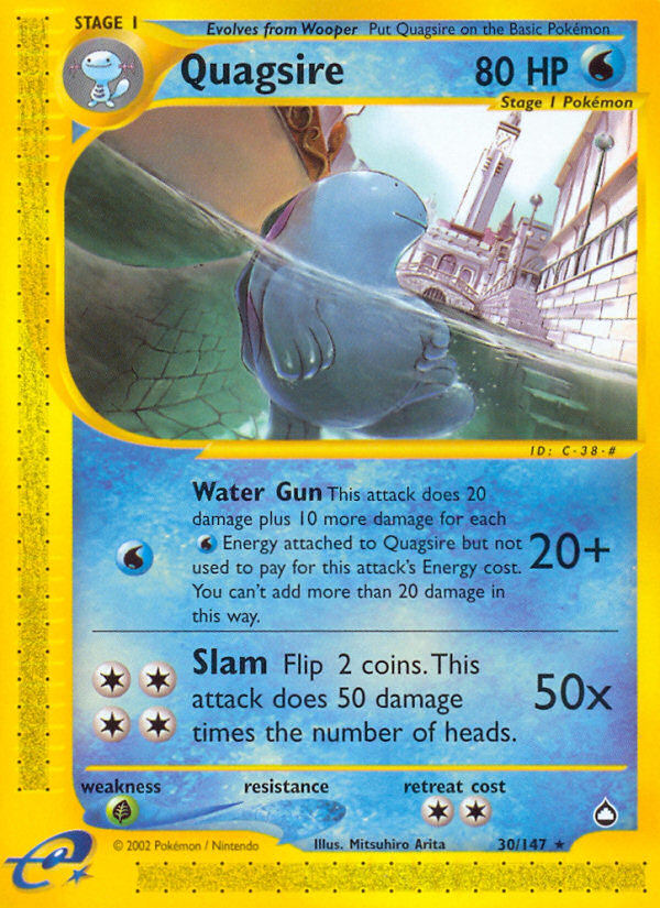 Quagsire (30/147) [Aquapolis] | Silver Goblin