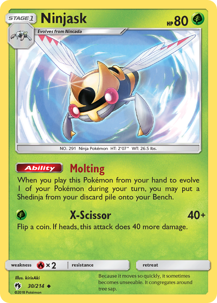 Ninjask (30/214) [Sun & Moon: Lost Thunder] | Silver Goblin