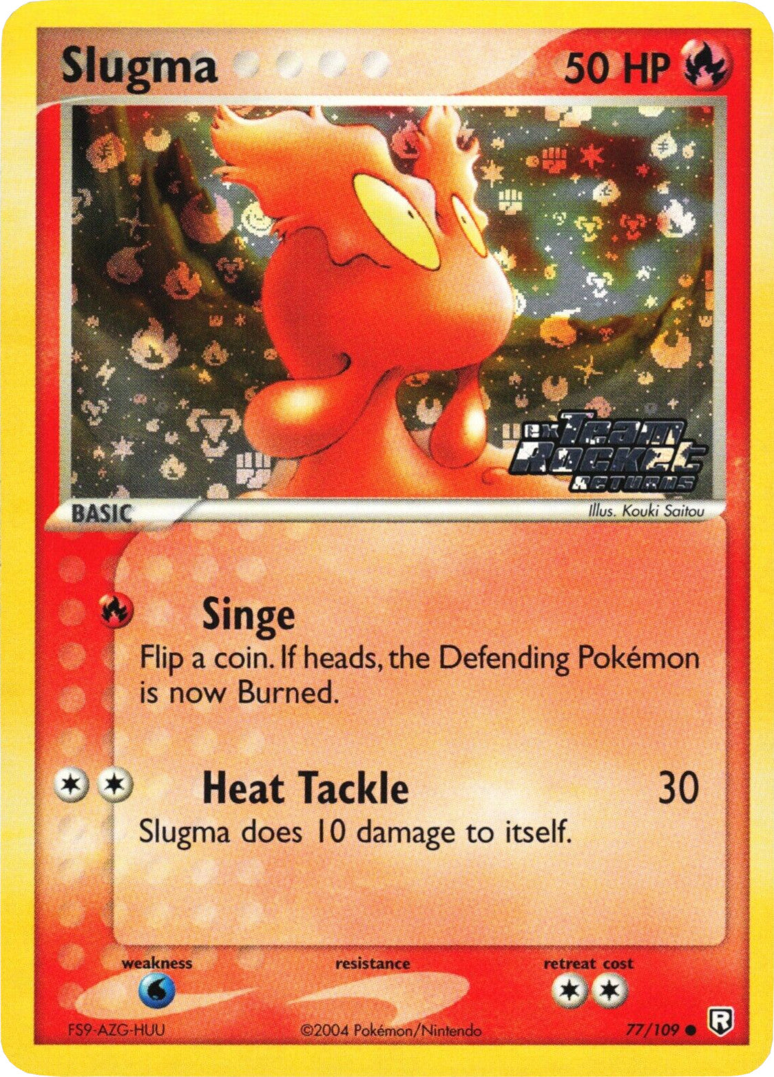 Slugma (77/109) (Stamped) [EX: Team Rocket Returns] | Silver Goblin