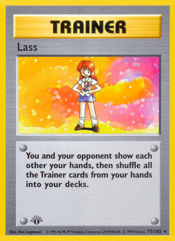 Lass (75/102) (Shadowless) [Base Set 1st Edition] | Silver Goblin