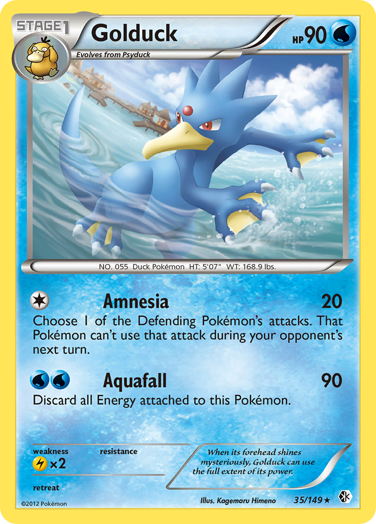 Golduck (35/149) [Black & White: Boundaries Crossed] | Silver Goblin