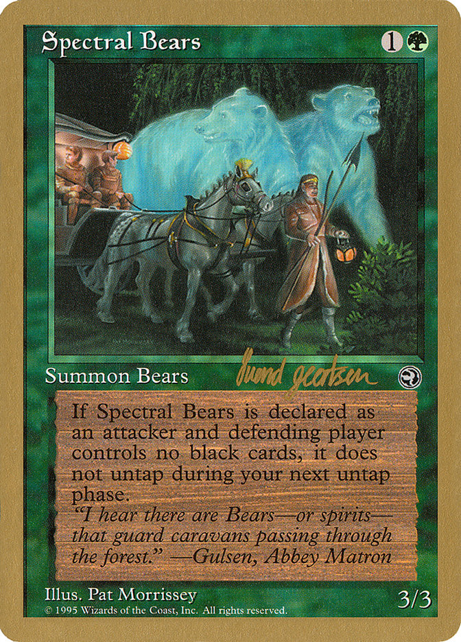 Spectral Bears (Svend Geertsen) [World Championship Decks 1997] | Silver Goblin