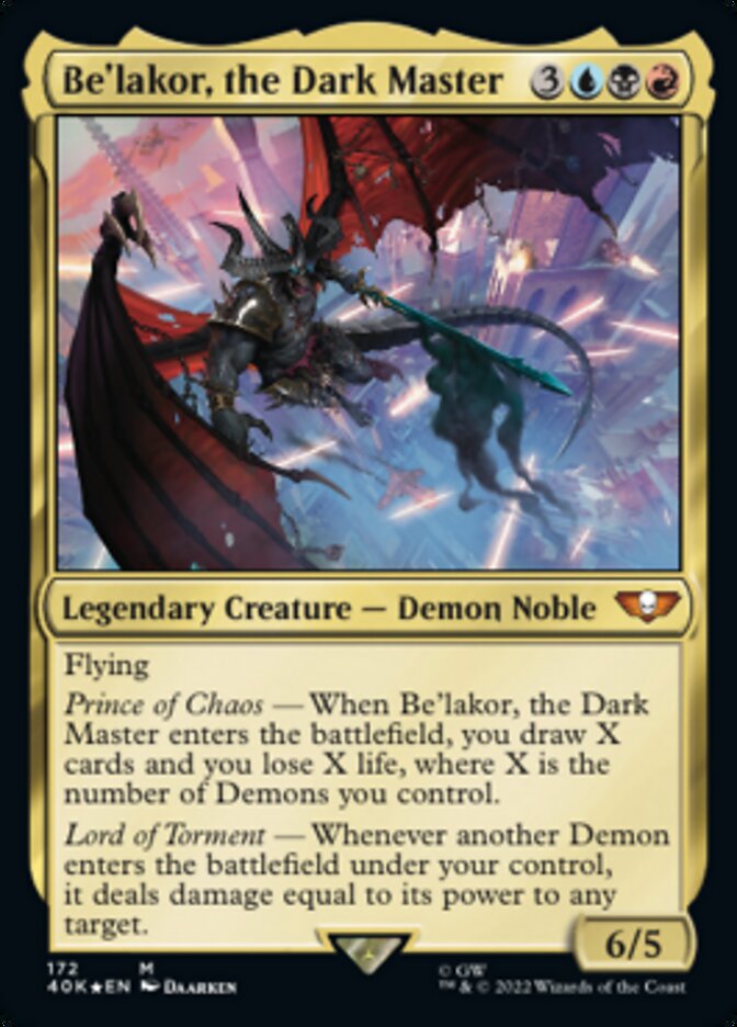 Be'lakor, the Dark Master [Warhammer 40,000] | Silver Goblin