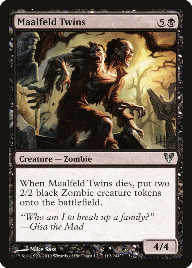 Maalfeld Twins [Avacyn Restored] | Silver Goblin