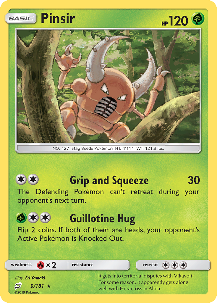 Pinsir (9/181) [Sun & Moon: Team Up] | Silver Goblin