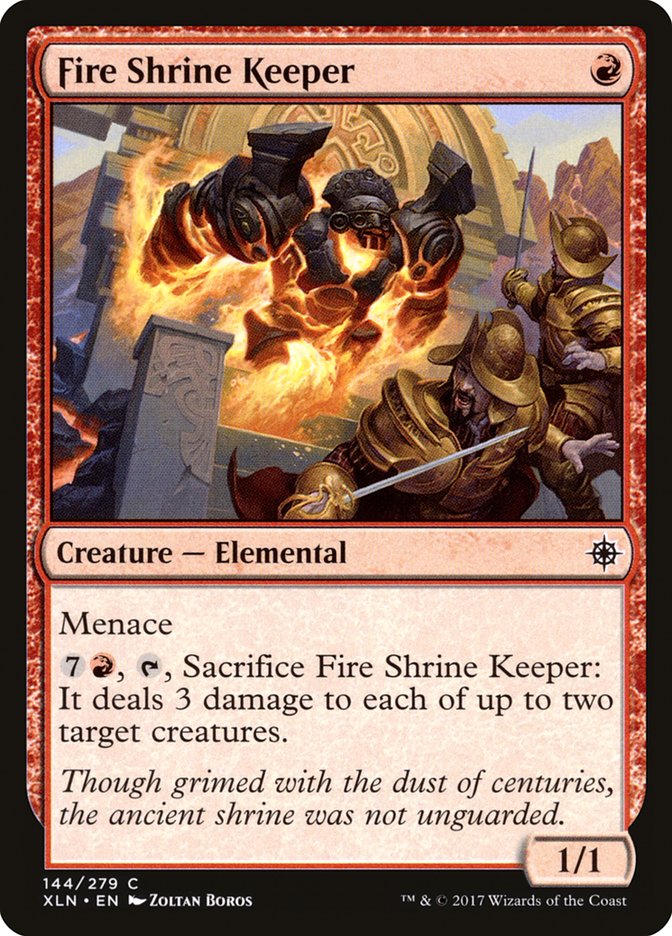 Fire Shrine Keeper [Ixalan] | Silver Goblin