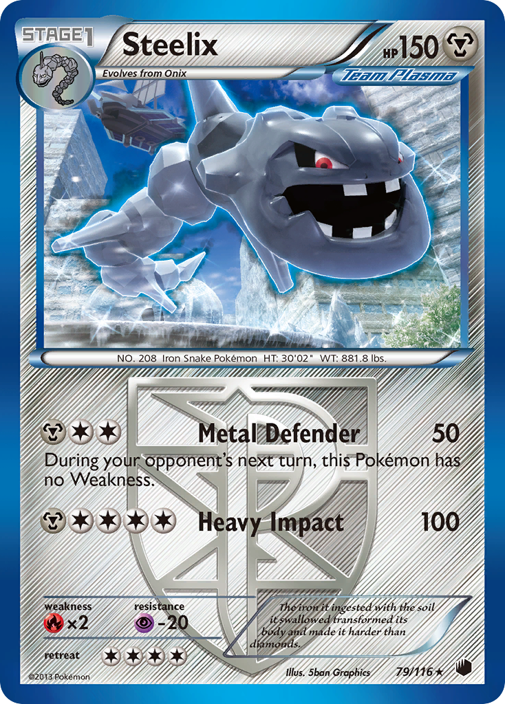 Steelix (79/116) [Black & White: Plasma Freeze] | Silver Goblin