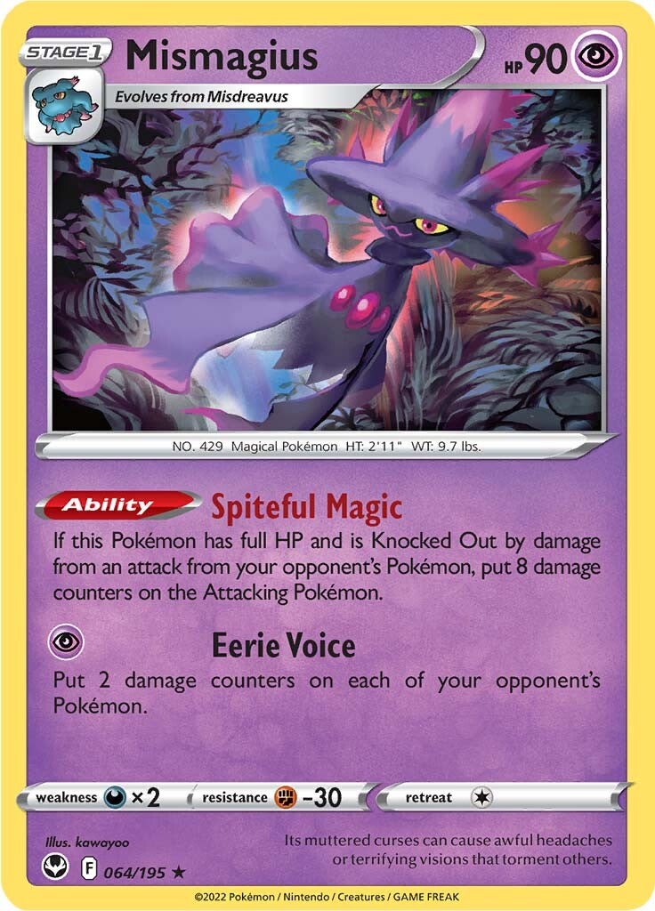 Mismagius (064/195) [Sword & Shield: Silver Tempest] | Silver Goblin