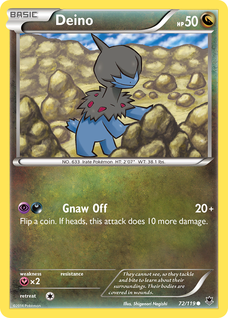 Deino (72/119) [XY: Phantom Forces] | Silver Goblin