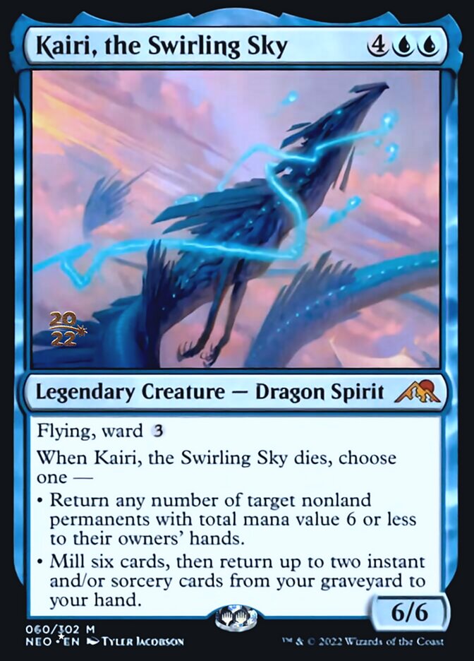 Kairi, the Swirling Sky [Kamigawa: Neon Dynasty Prerelease Promos] | Silver Goblin
