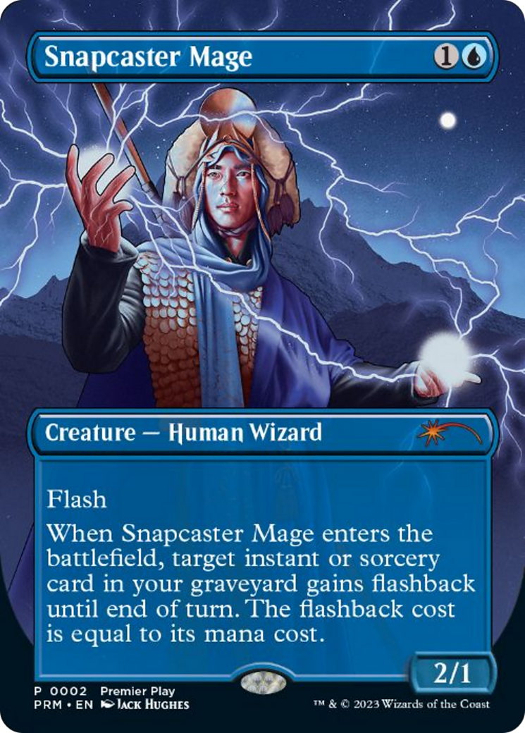 Snapcaster Mage (Borderless Alternate Art) [Regional Championship Qualifiers 2023] | Silver Goblin