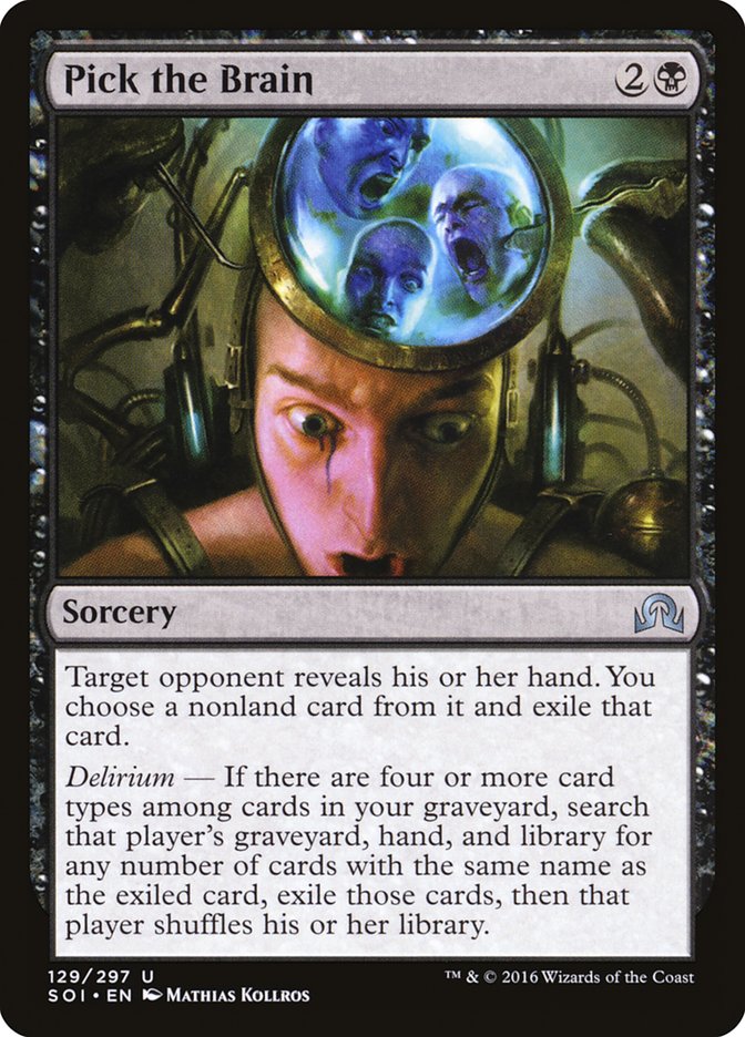 Pick the Brain [Shadows over Innistrad] | Silver Goblin