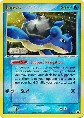 Lapras (8/92) (Stamped) [EX: Legend Maker] | Silver Goblin