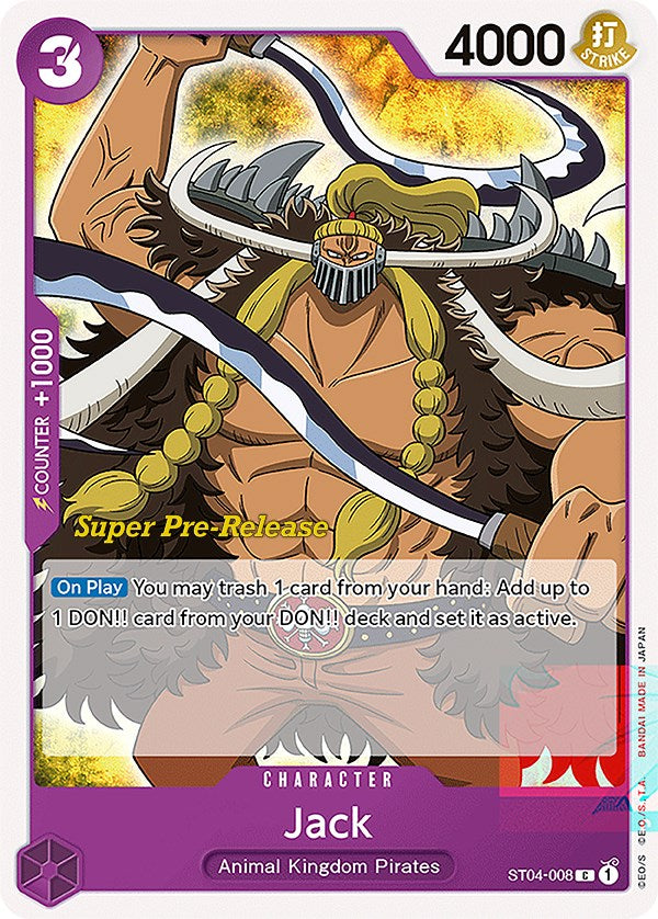 Jack [Super Pre-Release Starter Deck: Animal Kingdom Pirates] | Silver Goblin