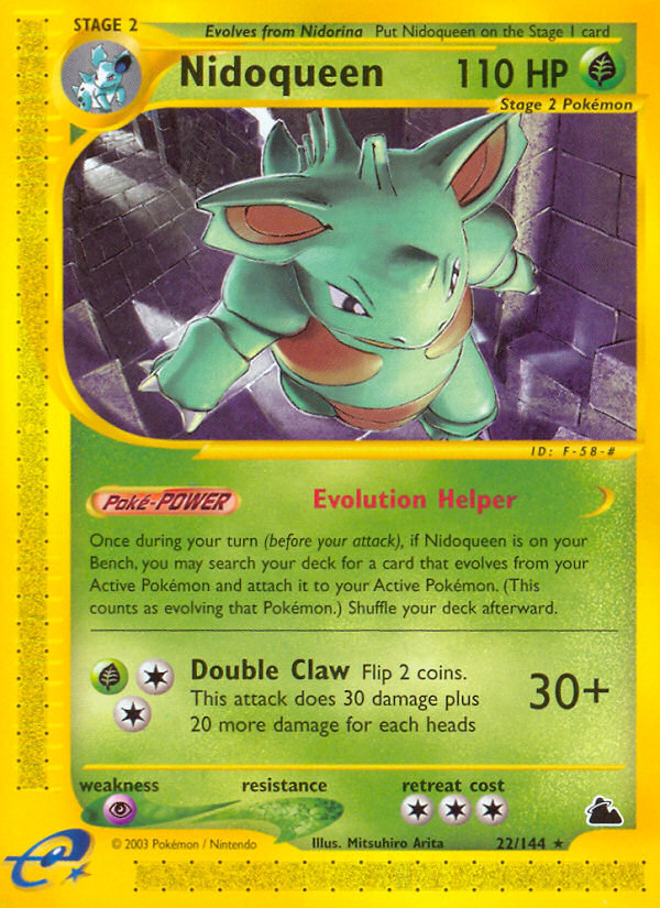 Nidoqueen (22/144) [Skyridge] | Silver Goblin