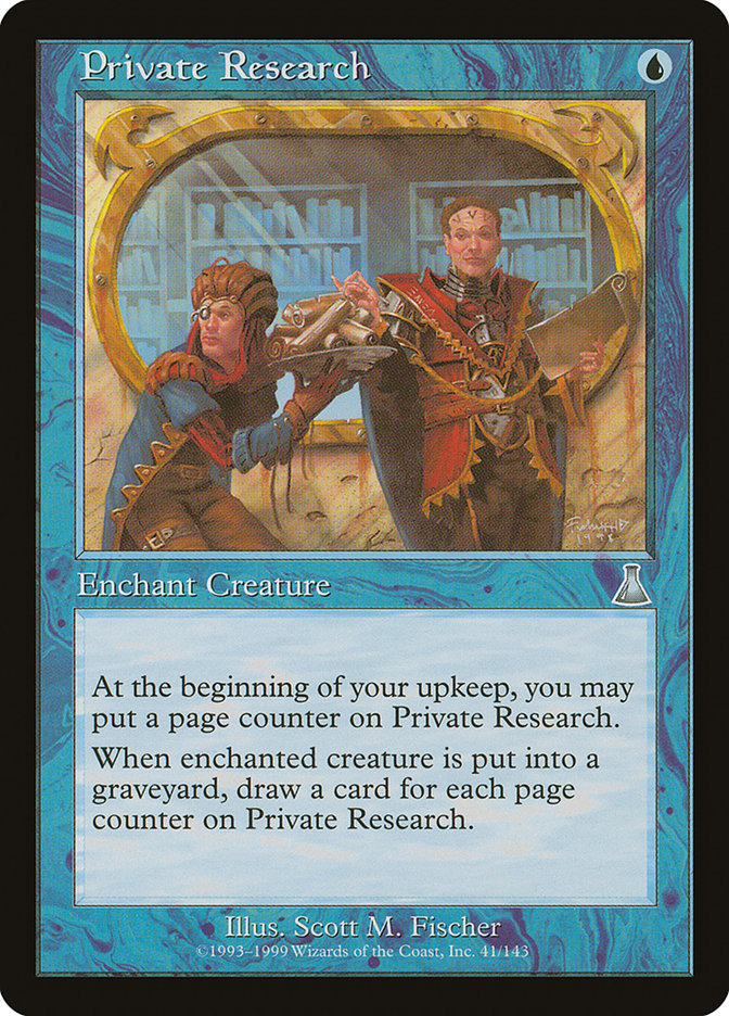 Private Research [Urza's Destiny] | Silver Goblin