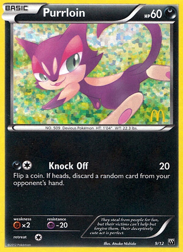 Purrloin (9/12) [McDonald's Promos: 2012 Collection] | Silver Goblin