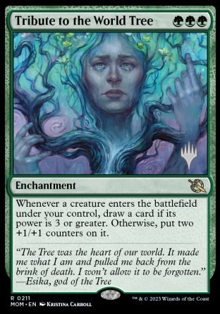Tribute to the World Tree (Promo Pack) [March of the Machine Promos] | Silver Goblin