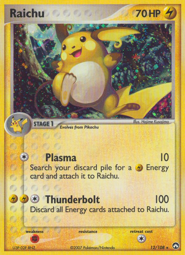 Raichu (12/108) [EX: Power Keepers] | Silver Goblin