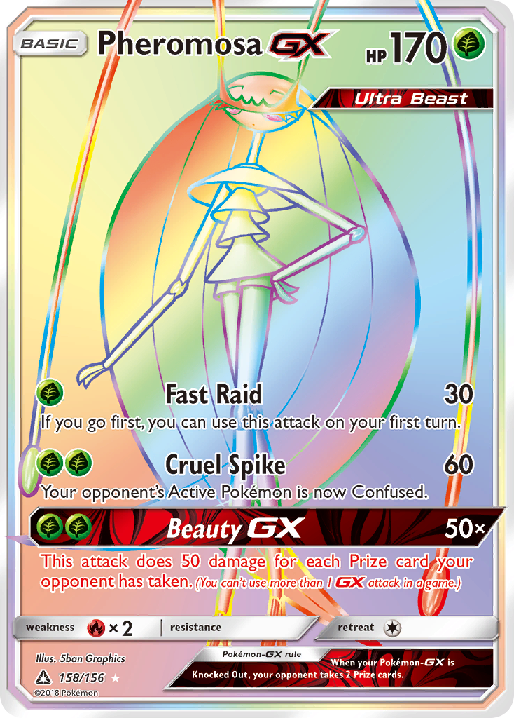 Pheromosa GX (158/156) [Sun & Moon: Ultra Prism] | Silver Goblin