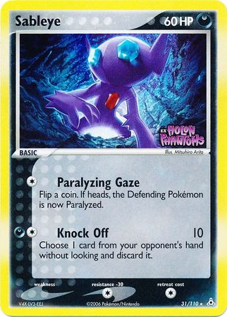 Sableye (31/110) (Stamped) [EX: Holon Phantoms] | Silver Goblin