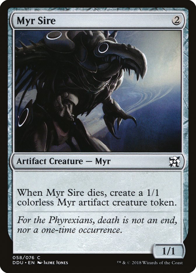 Myr Sire [Duel Decks: Elves vs. Inventors] | Silver Goblin