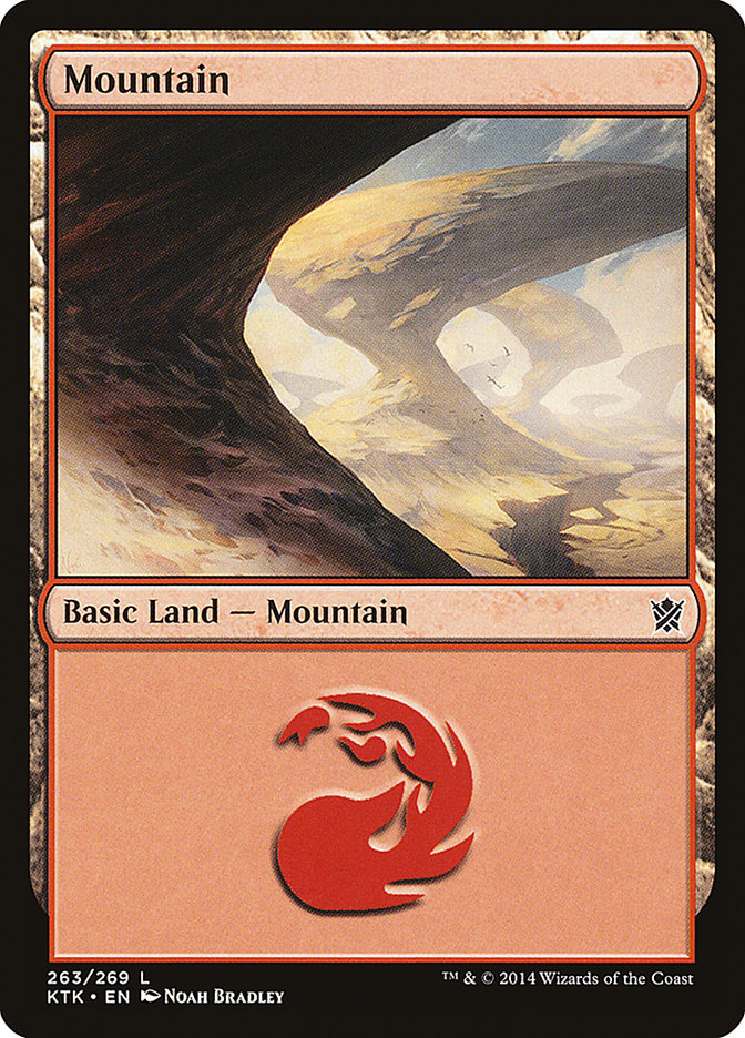 Mountain (263) [Khans of Tarkir] | Silver Goblin