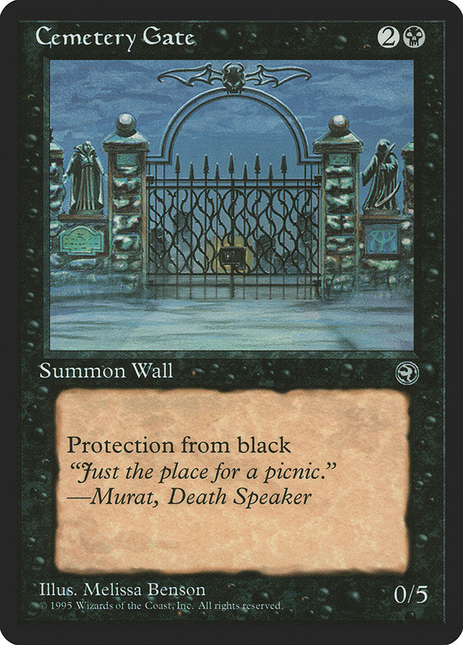 Cemetery Gate (Murat Flavor Text) [Homelands] | Silver Goblin