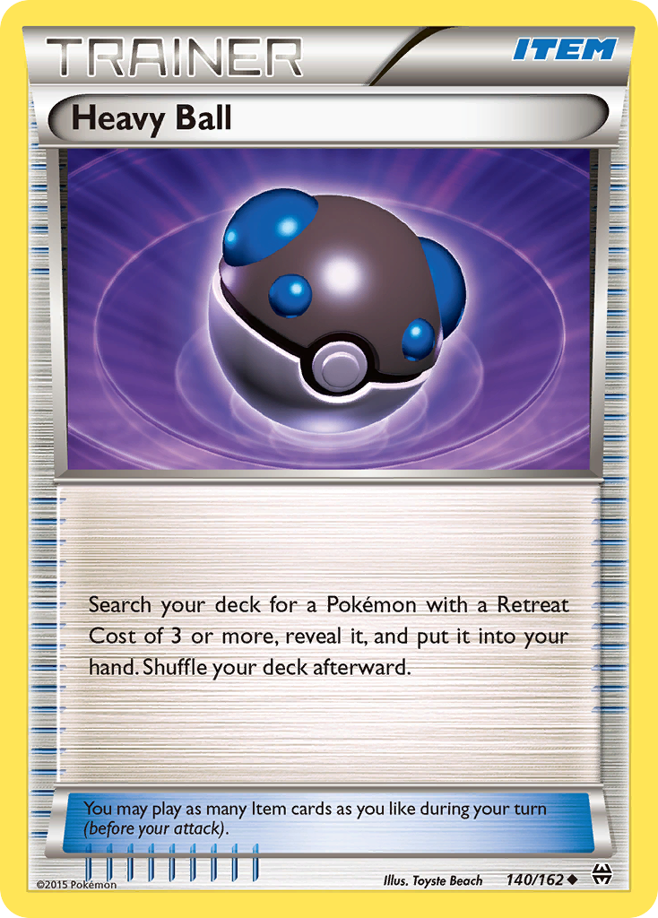 Heavy Ball (140/162) [XY: BREAKthrough] | Silver Goblin