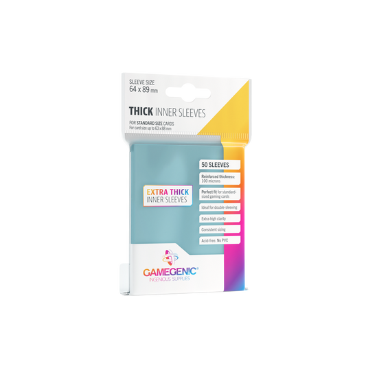Gamegenic: Thick Inner Sleeves [50ct]