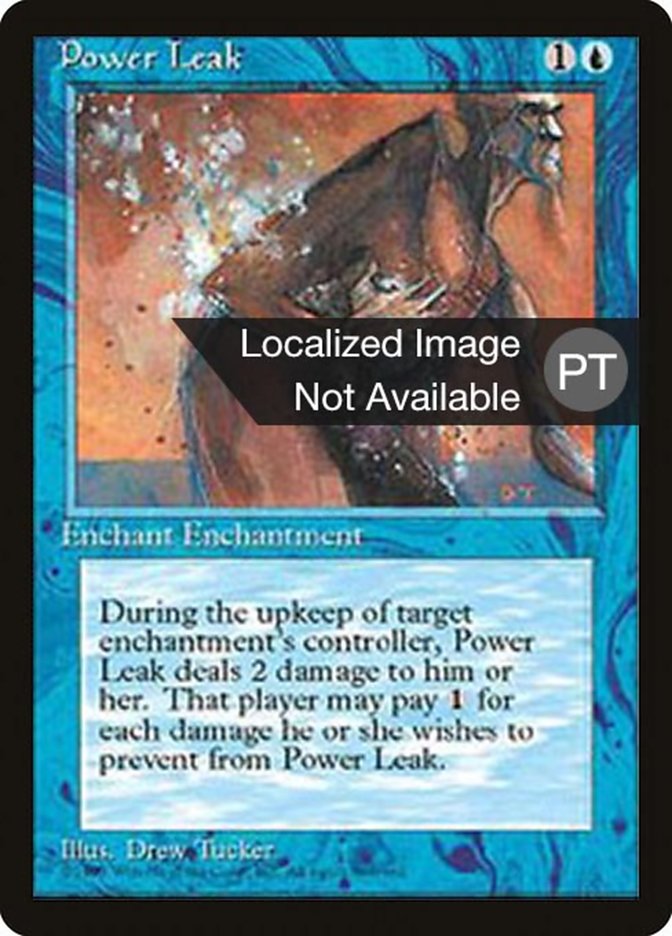 Power Leak [Fourth Edition (Foreign Black Border)] | Silver Goblin