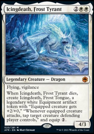 Icingdeath, Frost Tyrant (Promo Pack) [Dungeons & Dragons: Adventures in the Forgotten Realms Promos] | Silver Goblin