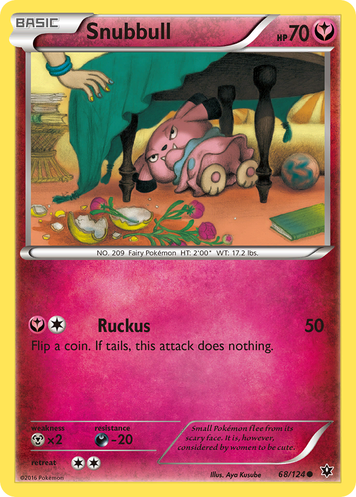 Snubbull (68/124) [XY: Fates Collide] | Silver Goblin