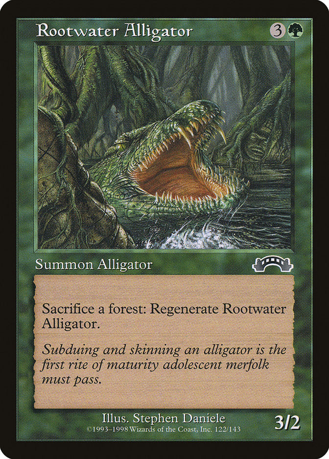 Rootwater Alligator [Exodus] | Silver Goblin