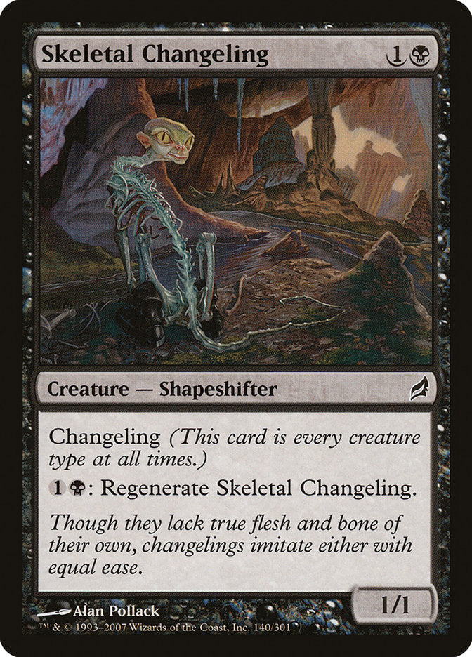 Skeletal Changeling [Lorwyn] | Silver Goblin