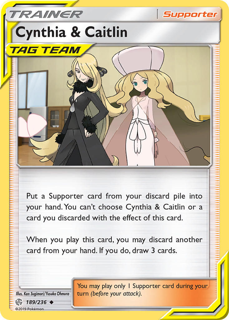 Cynthia & Caitlin (189/236) [Sun & Moon: Cosmic Eclipse] | Silver Goblin