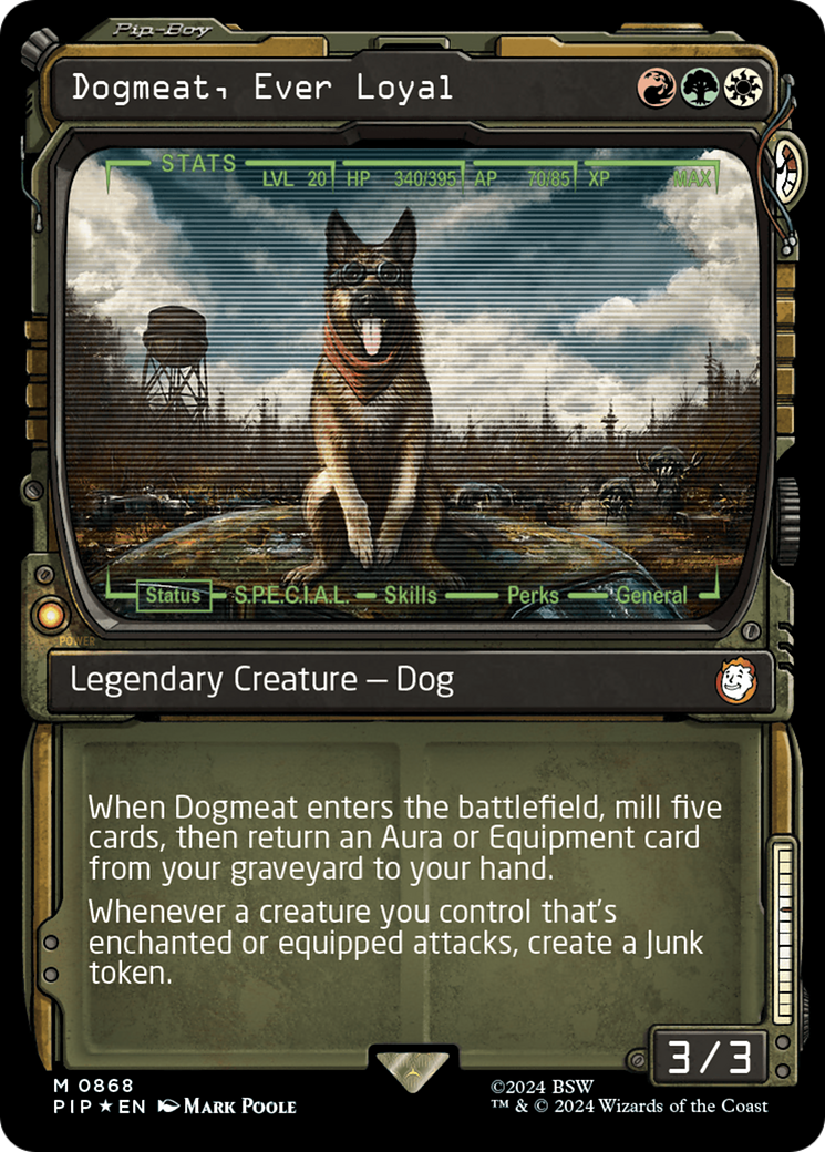 Dogmeat, Ever Loyal (Showcase) (Surge Foil) [Fallout] | Silver Goblin