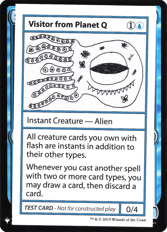 Visitor from Planet Q [Mystery Booster Playtest Cards] | Silver Goblin