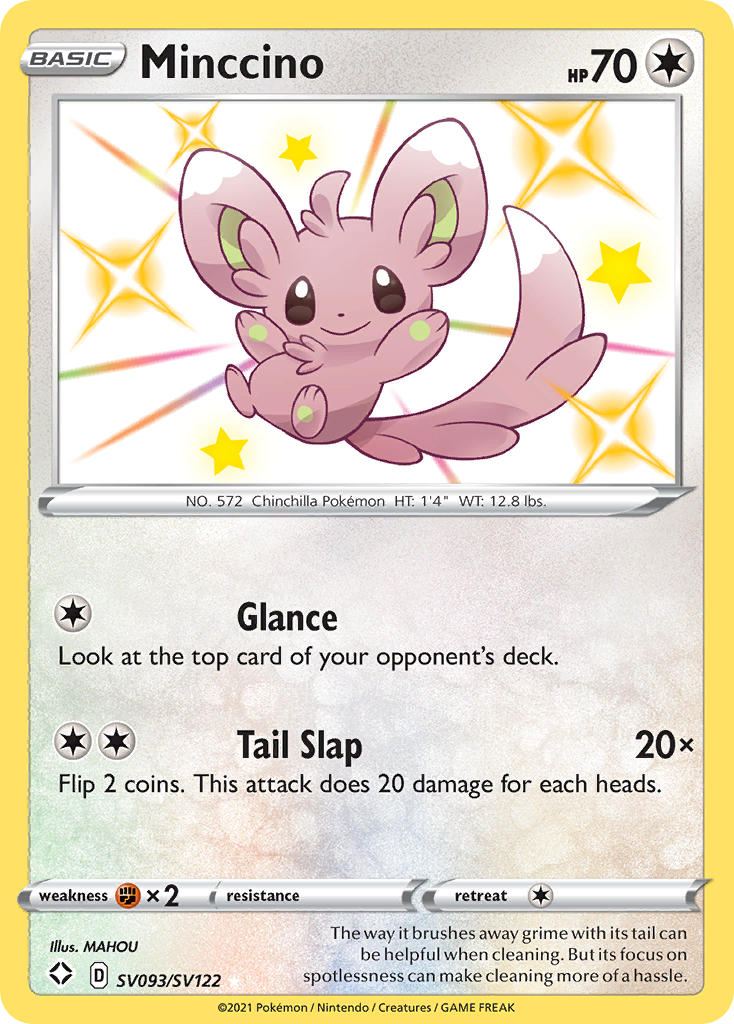 Minccino (SV093/SV122) [Sword & Shield: Shining Fates] | Silver Goblin