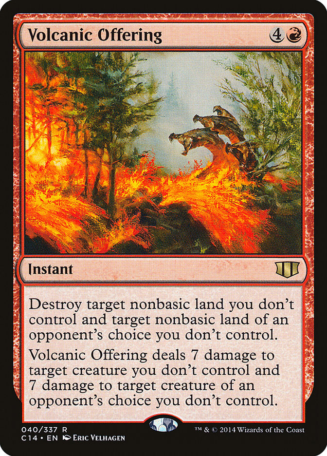 Volcanic Offering [Commander 2014] | Silver Goblin