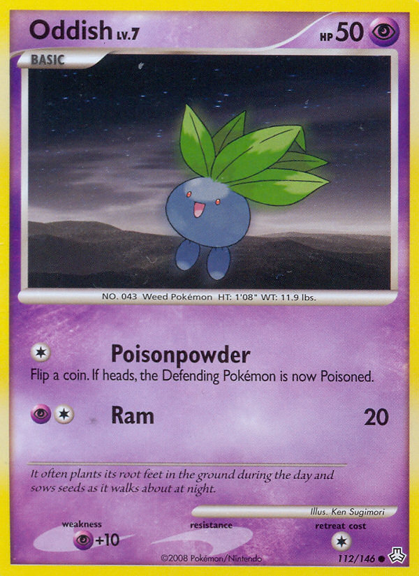 Oddish (112/146) [Diamond & Pearl: Legends Awakened] | Silver Goblin