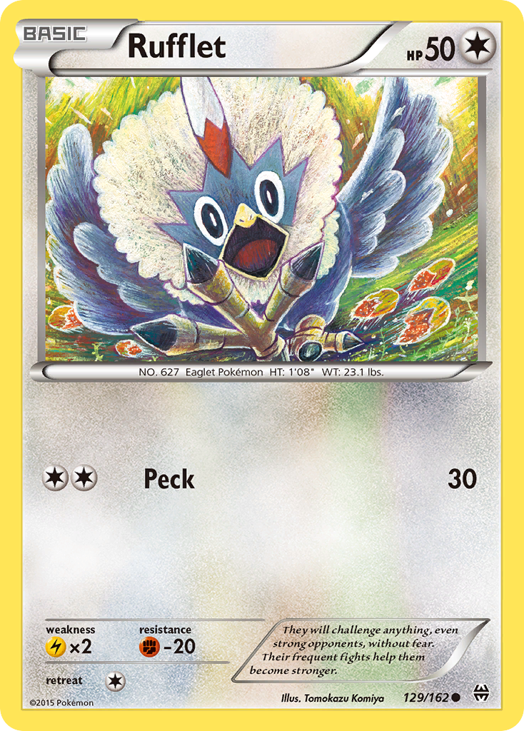 Rufflet (129/162) [XY: BREAKthrough] | Silver Goblin