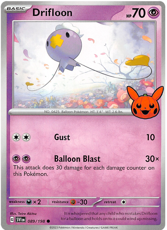 Drifloon (089/198) [Trick or Trade 2023] | Silver Goblin