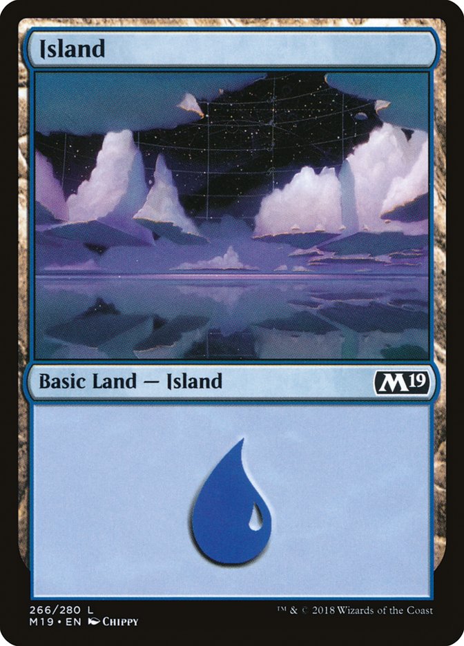 Island (266) [Core Set 2019] | Silver Goblin